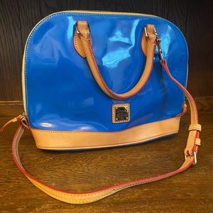 Dooney & Bourke Blue Handbag w/ Crossbody Strap